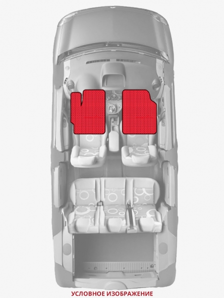 ЭВА коврики «Queen Lux» передние для Ford Thunderbird V