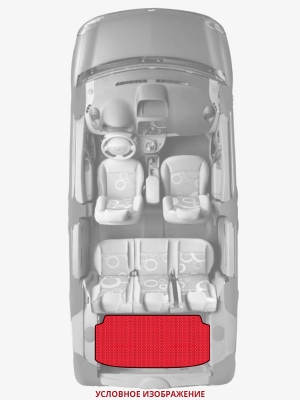 ЭВА коврики «Queen Lux» багажник для Datsun 260C Sedan